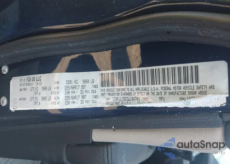 2016 Jeep Cherokee Latitude from USA, damaged, VIN 1C4PJLCB2GW184701